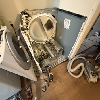 Speed Fix It - Fully disassembled dryer - Appliances & Repair Near Me
