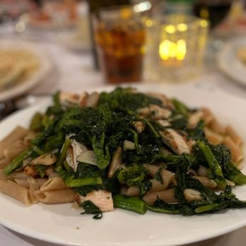 Ciminelli's Pizza & Restaurant - Grilled chicken with broccoli Rabe over whole wheat penne - Pizza Near Me - Bethpage, New York Ciminelli's Pizza & Restaurant - Grilled chicken with broccoli Rabe over whole wheat penne - Pizza Near Me - Bethpage, New York