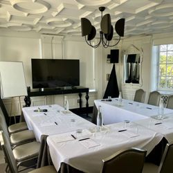 Sound Rental by My Aunt Sue - audio setup ~ corporate meeting