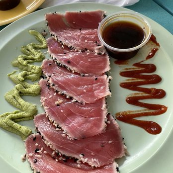 Toasted Monkey - Ahi tuna app-so amazing! Get extra sauce. - American Near Me - St Pete Beach, Florida Toasted Monkey - Ahi tuna app-so amazing! Get extra sauce. - American Near Me - St Pete Beach, Florida