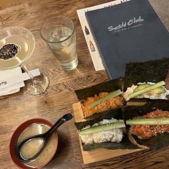 Sushi Club - Hand rolls and yuzu margarita. - Sushi Bars Near Me - Brea, California Sushi Club - Hand rolls and yuzu margarita. - Sushi Bars Near Me - Brea, California