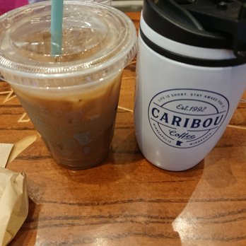 Caribou Coffee - Small Iced Almond Espresso Chai - Coffee & Tea Near Me - St. Paul, Minnesota Caribou Coffee - Small Iced Almond Espresso Chai - Coffee & Tea Near Me - St. Paul, Minnesota