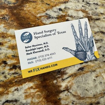 Hand Surgery Specialists - This establishment is so unprofessional it blows my mind. Please save your time and money and go somewhere else. It's literally a joke here. - Surgeons Near Me - Houston, Texas Hand Surgery Specialists - This establishment is so unprofessional it blows my mind. Please save your time and money and go somewhere else. It's literally a joke here. - Surgeons Near Me - Houston, Texas