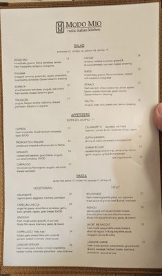 Menu photo 2 Modo Mio Rustic Italian Kitchen Newport Beach, CA Menu photo 2 Modo Mio Rustic Italian Kitchen Newport Beach, CA