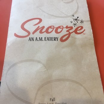 Snooze, an A.M. Eatery - Menu 2019 - Breakfast & Brunch Near Me - Westminster, Colorado Snooze, an A.M. Eatery - Menu 2019 - Breakfast & Brunch Near Me - Westminster, Colorado