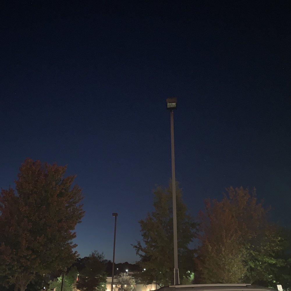 parking lot at night parking lot at night