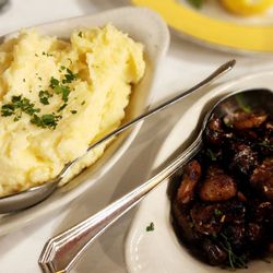 Cole's Chop House - YUKON GOLD MASHED POTATOES & SAUTÉED MUSHROOMS WITH HERBS