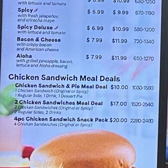 Jollibee - Menu as of 11/18/2024 - Fast Food Near Me - Anaheim, California