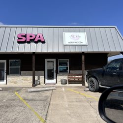 Full Moon Hair & Spa - The side of building- front door.