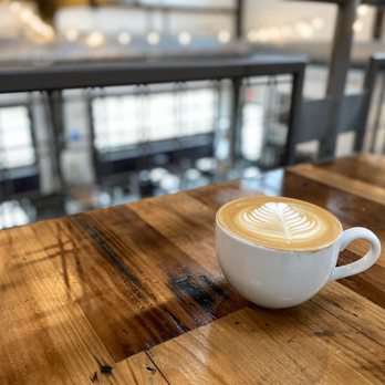 Caboose Commons - Almond milk latte - Breweries Near Me - Fairfax, Virginia