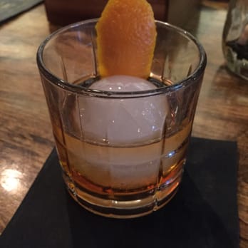 Paper Plane - Old fashioned with buffalo trace bourbon - Cocktail Bars Near Me - San Jose, California