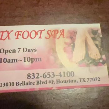 Tx Foot Spa - Reflexology Near Me - Houston, Texas