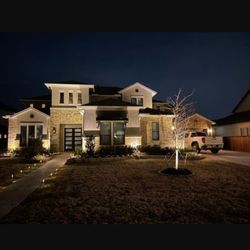 Landscaping up lights