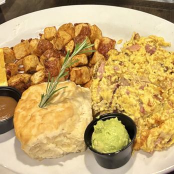 Hash House A Go Go - meat lovers egg scramble - New American Near Me - Orlando, Florida Hash House A Go Go - meat lovers egg scramble - New American Near Me - Orlando, Florida
