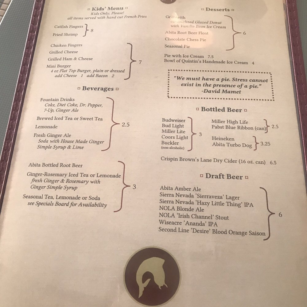 High Hat Cafe - Menu - Southern Near Me - New Orleans, Louisiana High Hat Cafe - Menu - Southern Near Me - New Orleans, Louisiana