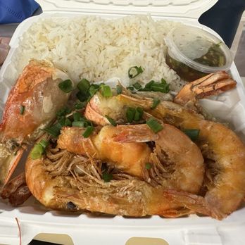 Blue Seafood Company - Prawn and Shrimp Plate ($19) - Seafood Near Me - Honolulu, Hawaii Blue Seafood Company - Prawn and Shrimp Plate ($19) - Seafood Near Me - Honolulu, Hawaii
