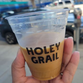 Holey Grail Donuts - Hawaii Vanilla Latte - Donuts Near Me - Santa Monica, California Holey Grail Donuts - Hawaii Vanilla Latte - Donuts Near Me - Santa Monica, California
