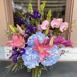 The Flower Girl - Iris, orchids, hydrangea and more