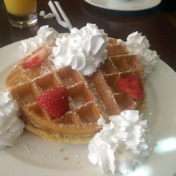 Brunch Cafe-McHenry - Stuffed Waffle gonna make you giggle. - Breakfast & Brunch Near Me - McHenry, Illinois