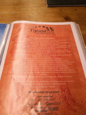 Menu photo 1 Restaurant Tipasa Lübeck, SH Menu photo 1 Restaurant Tipasa Lübeck, SH