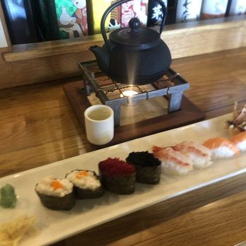 Sushi Moto - Creamy Scallops, Tobiko, Ama Ebi, Sake, Ama Ebi Fried heads.... Hot sake! - Japanese Near Me - Happy Valley, Oregon Sushi Moto - Creamy Scallops, Tobiko, Ama Ebi, Sake, Ama Ebi Fried heads.... Hot sake! - Japanese Near Me - Happy Valley, Oregon