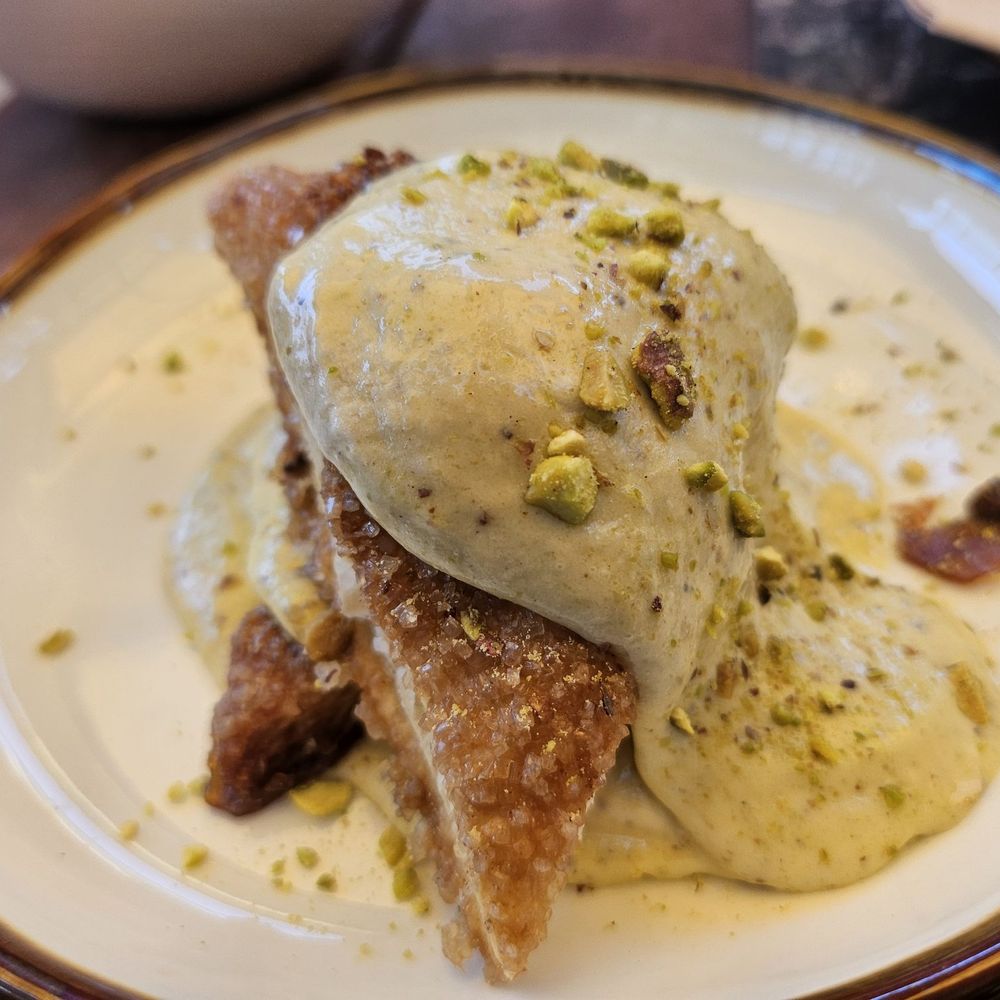 Bacari - Pistashio Cremeschnitte - Mediterranean Near Me - Long Beach, California
