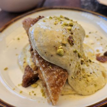 Bacari Long Beach - Pistashio Cremeschnitte - Mediterranean Near Me - Long Beach, California Bacari Long Beach - Pistashio Cremeschnitte - Mediterranean Near Me - Long Beach, California