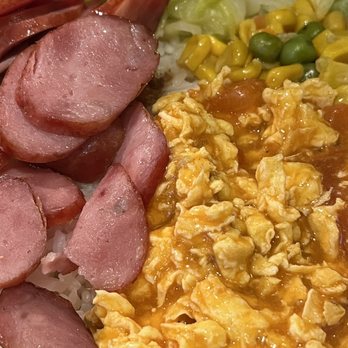 La Sinbala - Sausage with Tomato Egg. Super good. - Taiwanese Near Me - Arcadia, California La Sinbala - Sausage with Tomato Egg. Super good. - Taiwanese Near Me - Arcadia, California