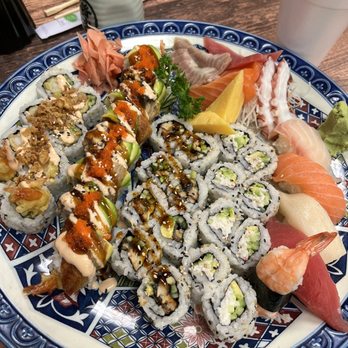Hibachi2Go - Shrimp tempura, dragon, eel, California, sashimi and sushi... very good and fresh!! - Japanese Near Me - Palm Desert, California