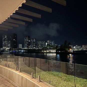 53 By The Sea - Back of restaurant city night view outside - Seafood Near Me - Honolulu, Hawaii 53 By The Sea - Back of restaurant city night view outside - Seafood Near Me - Honolulu, Hawaii