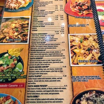 El Patron - Menu pt3 - Mexican Near Me - Birmingham, Alabama