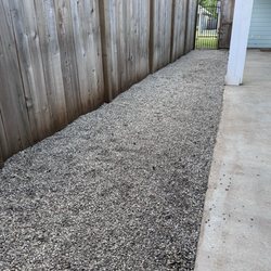 College Guys 4 Hire - Rocks and French drain