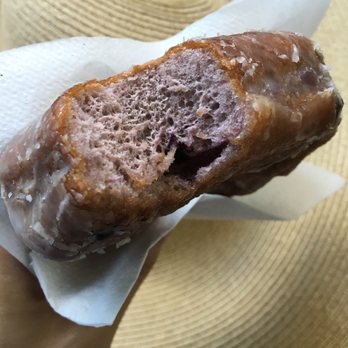 Strites Donuts - Nibble of a Blueberry donut - Donuts Near Me - Woodstock, Virginia