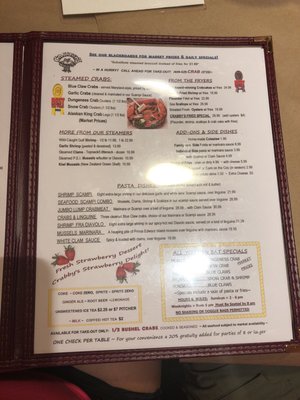 Menu photo 4 Crabby's Mays Landing, NJ Menu photo 4 Crabby's Mays Landing, NJ