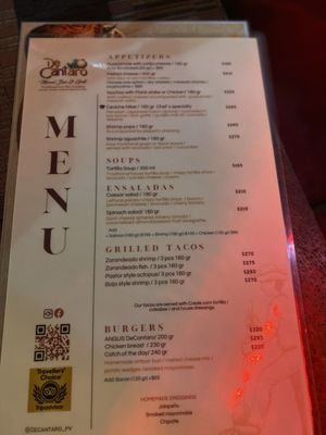 Menu photo 6 De Cantaro Puerto Vallarta, JAL