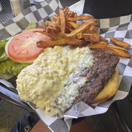 1/2 lb. Moody Bleu Burger 1/2 lb. Moody Bleu Burger