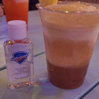 At Random - Brazilian ice cream drink, a hurricane and of course hand sanitizer - Cocktail Bars Near Me - Milwaukee, Wisconsin At Random - Brazilian ice cream drink, a hurricane and of course hand sanitizer - Cocktail Bars Near Me - Milwaukee, Wisconsin