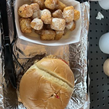 MoJoe's Burger Joint - The Classic Big MO' with tatter tots - Burgers Near Me - Raleigh, North Carolina MoJoe's Burger Joint - The Classic Big MO' with tatter tots - Burgers Near Me - Raleigh, North Carolina