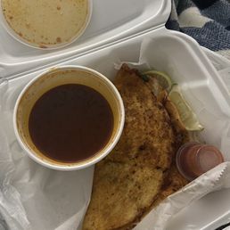 Quesadilla and "consommé" Quesadilla and "consommé"
