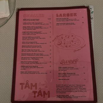 Tam Tam - Food Menu - Vietnamese Near Me - Miami, Florida