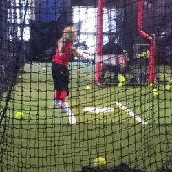 Caira's Cages - More batting.