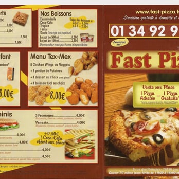 Fast Pizza - Fast Food Near Me - Les Mureaux, 78 Fast Pizza - Fast Food Near Me - Les Mureaux, 78