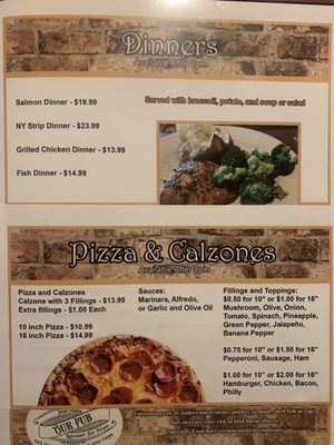 Menu photo 1 Our Pub Inglis, FL