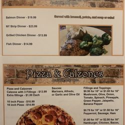 Our Pub - Menu page 3