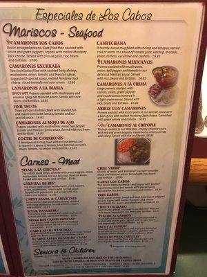 Menu photo 1 Los Cabos Ellensburg, WA Menu photo 1 Los Cabos Ellensburg, WA