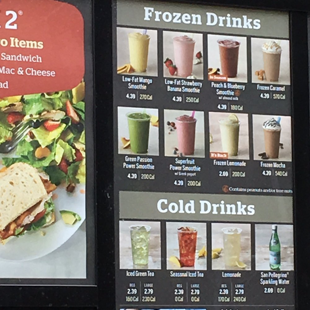 Panera Bread - Drink Menu - Salad Near Me - Arlington, Texas