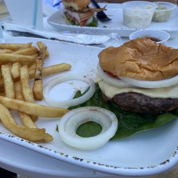 Latitudes Tiki Bar and Grille - Cheeseburger and Old Bay fries - Bars Near Me - Jensen Beach, Florida Latitudes Tiki Bar and Grille - Cheeseburger and Old Bay fries - Bars Near Me - Jensen Beach, Florida
