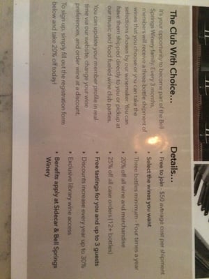 Menu photo 3 Sidecar Tasting Room Dripping Springs, TX Menu photo 3 Sidecar Tasting Room Dripping Springs, TX