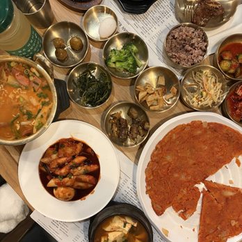Korean Restaurant - Seafood pancake, tteokbeoki, army stew, galbi - Korean Near Me - Riverside, California