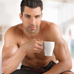 Zen Bronze Healthy Organic Airbrush Tanning - #coffeetime #morning #malemodel #organic #airbrush #spraytan #tan #tanning